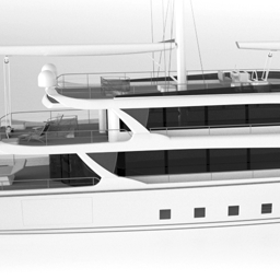 evoluzione del Motor Sailing Yacht